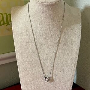 Elegant Silver Necklace Necklace #JW3